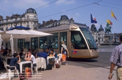 Viennaslide-05263907 Frankreich, Orleans, moderne Straßenbahn - France, Orleans, Modern Tramway