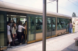 Viennaslide-05263908 Frankreich, Orleans, moderne Straßenbahn - France, Orleans, Modern Tramway