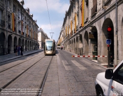 Viennaslide-05263911 Frankreich, Orleans, moderne Straßenbahn - France, Orleans, Modern Tramway