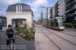 Viennaslide-05263915 Frankreich, Orleans, moderne Straßenbahn - France, Orleans, Modern Tramway