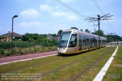 Viennaslide-05263918 Frankreich, Orleans, moderne Straßenbahn - France, Orleans, Modern Tramway