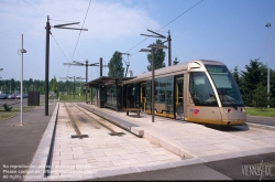 Viennaslide-05263921 Frankreich, Orleans, moderne Straßenbahn - France, Orleans, Modern Tramway