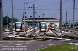 Viennaslide-05263922 Frankreich, Orleans, moderne Straßenbahn - France, Orleans, Modern Tramway
