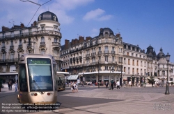 Viennaslide-05263927 Frankreich, Orleans, moderne Straßenbahn - France, Orleans, Modern Tramway