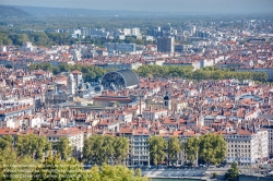 Viennaslide-05270003f Lyon, Panorama von Basilique Notre Dame de Fourviere - Lyon, Panorama from Basilique Notre Dame de Fourviere