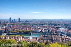 Viennaslide-05270004f Lyon, Panorama von Basilique Notre Dame de Fourviere - Lyon, Panorama from Basilique Notre Dame de Fourviere