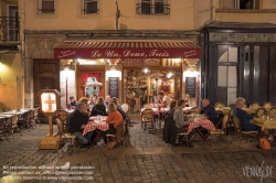Viennaslide-05271104 Lyon, Place Neuve St Jean, Restaurant 'Un,Deux,Trois' (1 2 3)