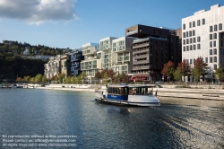 Viennaslide-05273206 Lyon, Stadtentwicklungsgebiet ZAC Confluence, Quai Antoine Riboud - Lyon, Development Area ZAC Confluence, Quai Antoine Riboud