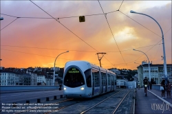 Viennaslide-05274210 Frankreich, Lyon, moderne Straßenbahn T2 Pont Gallieni // France, Lyon, modern Tramway T2 Pont Gallieni