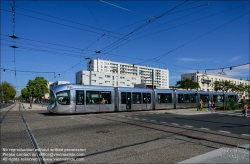 Viennaslide-05274413 Frankreich, Lyon, moderne Straßenbahn T4 Bd des Etats-Unis // France, Lyon, modern Tramway T4 Bd des Etats-Unis 