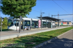 Viennaslide-05274502 Frankreich, Lyon, moderne Straßenbahn T5 Eurexpo // France, Lyon, modern Tramway T5 Eurexpo