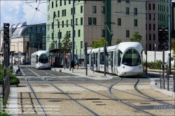 Viennaslide-05274601 Frankreich, Lyon, moderne Straßenbahn T6 Debourg  // France, Lyon, modern Tramway T6 Debourg 