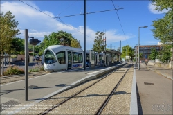 Viennaslide-05274604 Frankreich, Lyon, moderne Straßenbahn T6 Hôpitaux Est-Pinel // France, Lyon, modern Tramway T6 Hôpitaux Est-Pinel