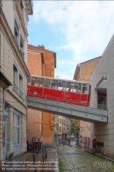 Viennaslide-05274928 Frankreich, Lyon, Fourvière-Standseilbahn // France, Lyon, Funicular Railway Fourvière