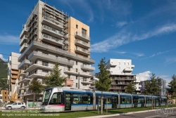 Viennaslide-05276207 Grenoble, Tramway, Avenue des Martyrs