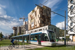 Viennaslide-05276210 Grenoble, Tramway, Avenue des Martyrs