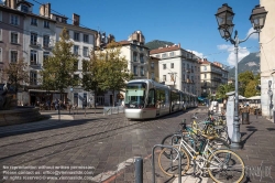 Viennaslide-05276214 Grenoble, Tramway, Notre Dame - Musee