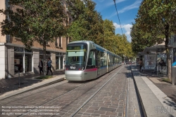 Viennaslide-05276216 Grenoble, Tramway, Notre Dame - Musee