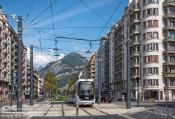Viennaslide-05276507 Grenoble, Tramway, Vallier-Liberation