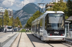 Viennaslide-05276508 Grenoble, Tramway, Louise Michel