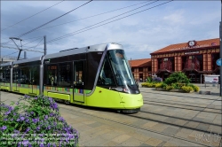 Viennaslide-05277943 Frankreich, St-Etienne, Straßenbahn T2 Gare St-Etienne // France, St-Etienne, Tramway, Streetcar T2 Gare St-Etienne