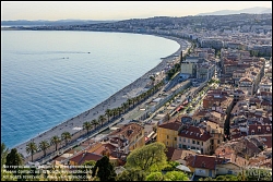 Viennaslide-05284002 Nizza, Panoramablick bei Sonnenuntergang // Nice, Panoramic View at Sunset