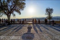 Viennaslide-05284021 Nizza, Parc de la Colline du Chateau, Aussichtspunkt // Nice, Parc de la Colline du Chateau, Viewpoint