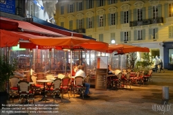 Viennaslide-05284049 Nizza, Place Magenta, Straßencafe // Nice, Place Magenta, Cafe Terraces