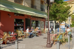 Viennaslide-05284059 Nizza, Rue Defly, Straßencafe Librairie Les Parleuses // Nice, Rue Defly, Street Café Librairie Les Parleuses