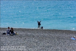 Viennaslide-05284308 Nizza, Strand // Nice, Beach