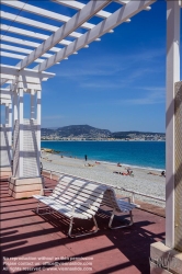 Viennaslide-05284327 Nizza, Strand, Pergola // Nice, Beach, Pergola