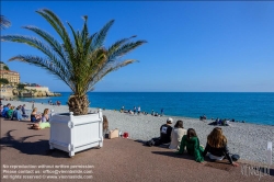 Viennaslide-05284339 Nizza, Strand // Nice, Beach