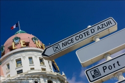 Viennaslide-05284352 Nizza, Promenade des Anglais, Hotel Negresco // Nice, Promenade des Anglais, Hotel Negresco