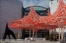 Viennaslide-05284804 Nizza, Musée d’Art Moderne et d’Art Contemporain, MAMAC, Installation Tribut an Alexander Calder von Arne Quinze // Nice, Musee d'art moderne et d'art contemporain de Nice, MAMAC, Installation Tribute to Alexander Calder by Arne Quinze