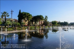 Viennaslide-05284929 Nizza, Promenade du Paillon, Mirroir d'Eau // Nice, Promenade du Paillon, Water Mirror