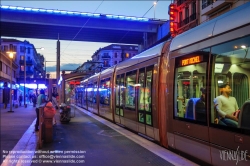 Viennaslide-05285115 Nizza, moderne Straßenbahn Linie 1, Gare Thiers // Nice, Modern Tramway Line 1, Gare Thiers