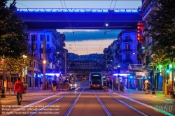 Viennaslide-05285116 Nizza, moderne Straßenbahn Linie 1, Gare Thiers // Nice, Modern Tramway Line 1, Gare Thiers