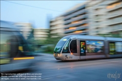 Viennaslide-05285119 Nizza, moderne Straßenbahn Linie 1 // Nice, Modern Tramway Line 1