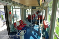 Viennaslide-05285150 Nizza, moderne Straßenbahn, Linie 1, Innenraum // Nice, Modern Tramway, Line 1, Interior