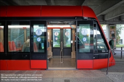 Viennaslide-05285310 Nizza, moderne Straßenbahn, Linie 3, Flughafen // Nice, Modern Tramway, Line 3, Airport