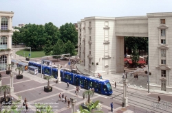 Viennaslide-05291001 Montpellier, Tramway Linie 1, Antigone