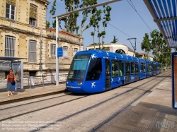 Viennaslide-05291022 France, Montpellier, modern Tramway