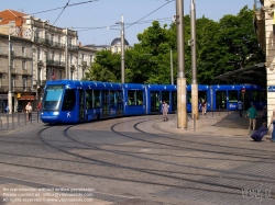 Viennaslide-05291025 Montpellier, moderne Tramway, Linie 1, Gare St Roch