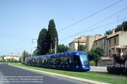 Viennaslide-05291036 Montpellier, moderne Straßenbahn - Montpellier, Modern Tramway