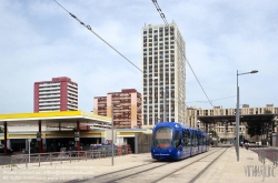 Viennaslide-05291037 Montpellier, moderne Straßenbahn - Montpellier, Modern Tramway