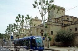 Viennaslide-05291040 Montpellier, moderne Straßenbahn - Montpellier, Modern Tramway