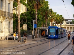 Viennaslide-05291055 Tramway Montpellier, °1 Gares 2009