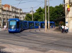 Viennaslide-05291056 Tramway Montpellier, °1 Gares 2015