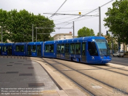 Viennaslide-05291064 Tramway Montpellier, °1 Place de l'Europe 2015