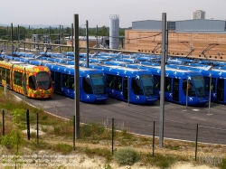 Viennaslide-05291076 Tramway Montpellier, Linie 1, Depot